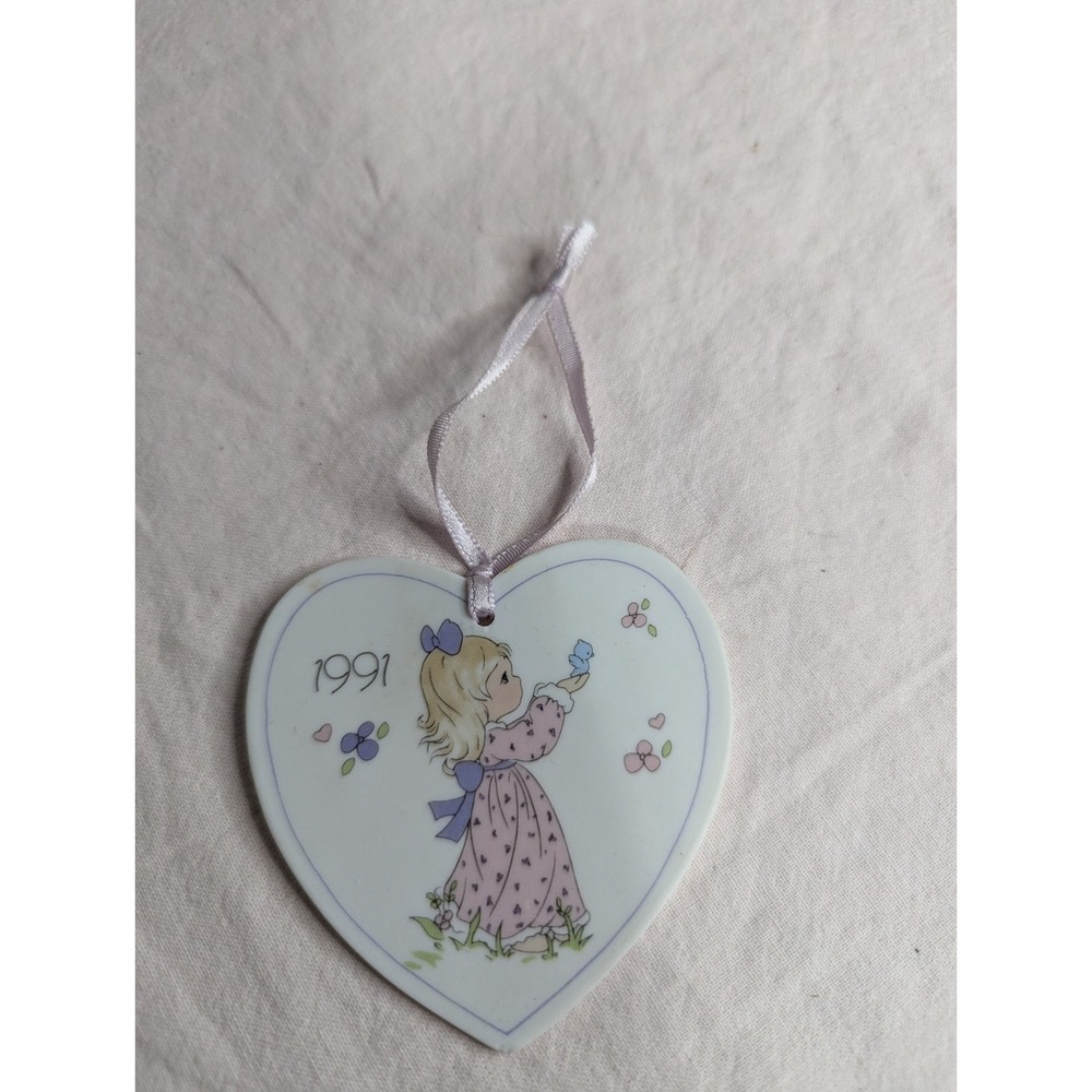 Vintage 1991 Precious Moments Christmas Ornament Easter Seals Samuel butcher